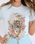 Not My Strength But His Tiger Graphic Tee