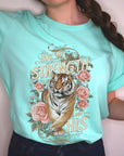 Not My Strength But His Tiger Graphic Tee