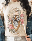 Not My Strength But His Tiger Graphic Tee