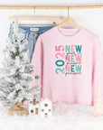 PLUS 2025 New Year Graphic Crew Sweatshirt