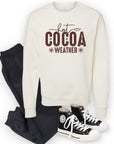 Hot Cocoa Graphic Crew Sweatshirt