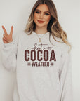 Hot Cocoa Graphic Crew Sweatshirt