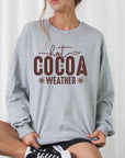 Hot Cocoa Graphic Crew Sweatshirt