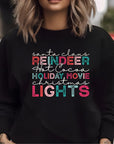 PLUS Santa  Reindeer Hot Cocoa Christmas Sweatshirt