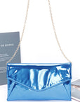 Color Mirror Envelope Clutch Swing Bag