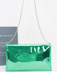 Color Mirror Envelope Clutch Swing Bag