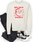 PLUS Big Nick Energy Red Ink Cozy Crew Sweatshirt