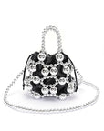 Metallic Beaded Petite Party Swing Bag