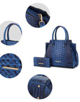 MKF Collection Viridiana Croc-Embossed Tote Bag