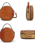 MKF Ynnari Croc-Embossed Crossbody Bag by Mia K.