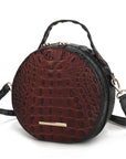 MKF Ynnari Croc-Embossed Crossbody Bag by Mia K.