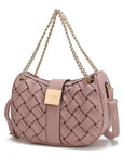 MKF Solari Braided Chain Shoulder Bag by Mia K