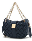 MKF Solari Braided Chain Shoulder Bag by Mia K