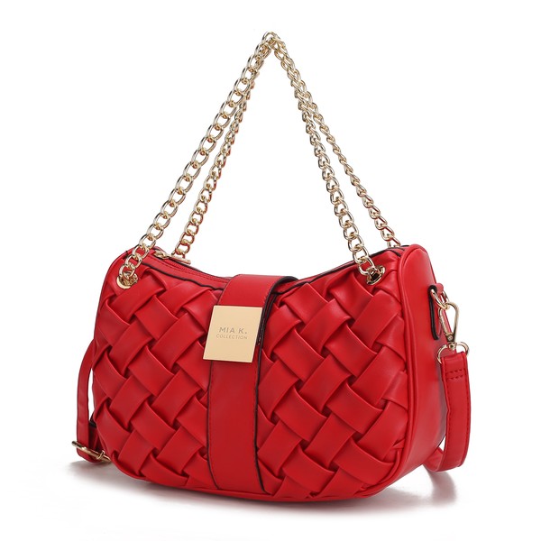 MKF Solari Braided Chain Shoulder Bag by Mia K