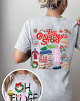 Christmas Movie Story Front & Back Graphic Tee