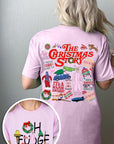 Christmas Movie Story Front & Back Graphic Tee