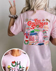 Christmas Movie Story Front & Back Graphic Tee