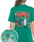 Christmas Movie Story Front & Back Graphic Tee