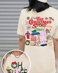 Christmas Movie Story Front & Back Graphic Tee