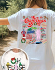 Christmas Movie Story Front & Back Graphic Tee