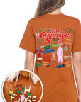 Christmas Movie Story Front & Back Graphic Tee