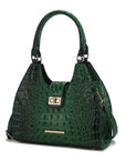 MKF Ava Faux Crocodile-Embossed Tote Bag by Mia K