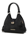 MKF Ava Faux Crocodile-Embossed Tote Bag by Mia K