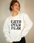 PLUS Faith Over Fear Graphic Sweatshirt