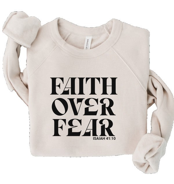 PLUS Faith Over Fear Graphic Sweatshirt