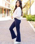 Julia Rose - The Mila Navy Bootcut Leggings