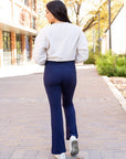 Julia Rose - The Mila Navy Bootcut Leggings