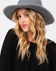 Fuzzy Winter Fedora Hat