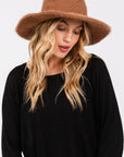 Fuzzy Winter Fedora Hat