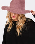 Fuzzy Winter Fedora Hat