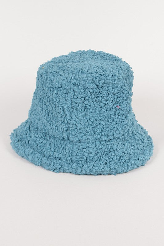 Shearling Faux Fur Bucket Hat