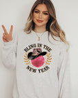 PLUS Bling In The New Year Cozy Crew Sweatshirt