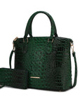 MKF Liora Croc Embossed Tote and Set by Mia K