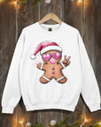 Blowing Bubble Gingerbread  Graphic Sweatshirts