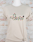 PLUS Love Christmas Lights Graphic Boutique Tee