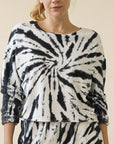 Recycled Cotton French Terry Tie dye Sweatshirt