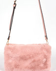 Hand Warmer Faux Fur Crossbody Bag