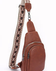 Guitar Strap Iconic Faux Leather Sling Bag