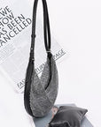 Rhinestone Mesh Iconic Shoulder Bag Set