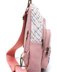 Tweed Sling Bag Backpack