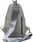 Tweed Sling Bag Backpack