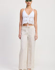 Emory Park Crochet Lace Top