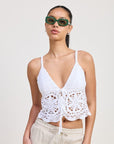 Emory Park Crochet Lace Top