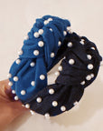 Pearls And Jeans Knotted Headband