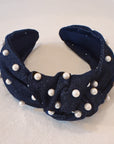 Pearls And Jeans Knotted Headband