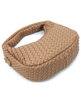 Woven Mini Hobo Shoulder Bag